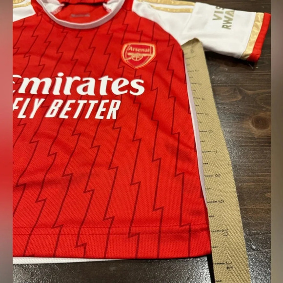 Gabriel Jesus Arsenal 2023/2024 Home Soccer Football Jersey - Picture 9 of 9